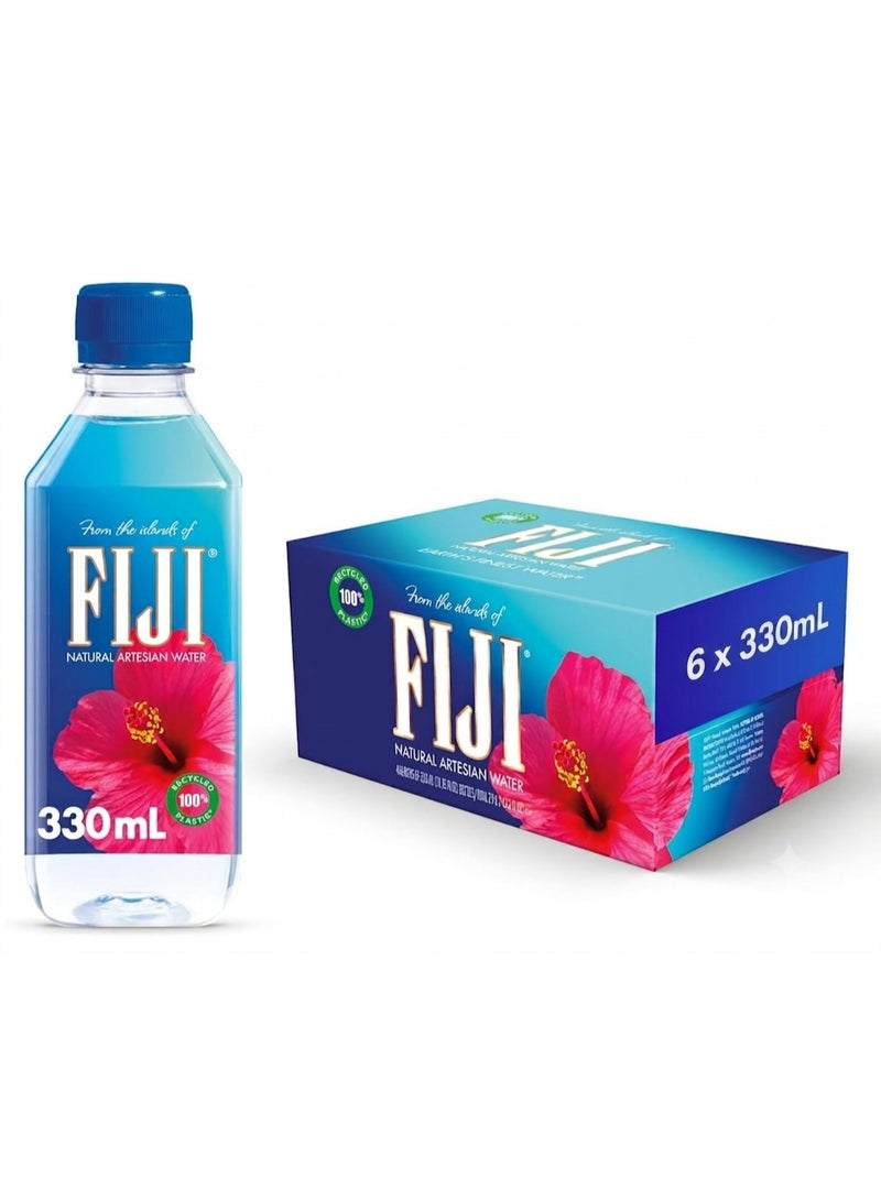 Fiji Natural Artesian Bottled Water 6 Pcs X 330 ML - Image 1