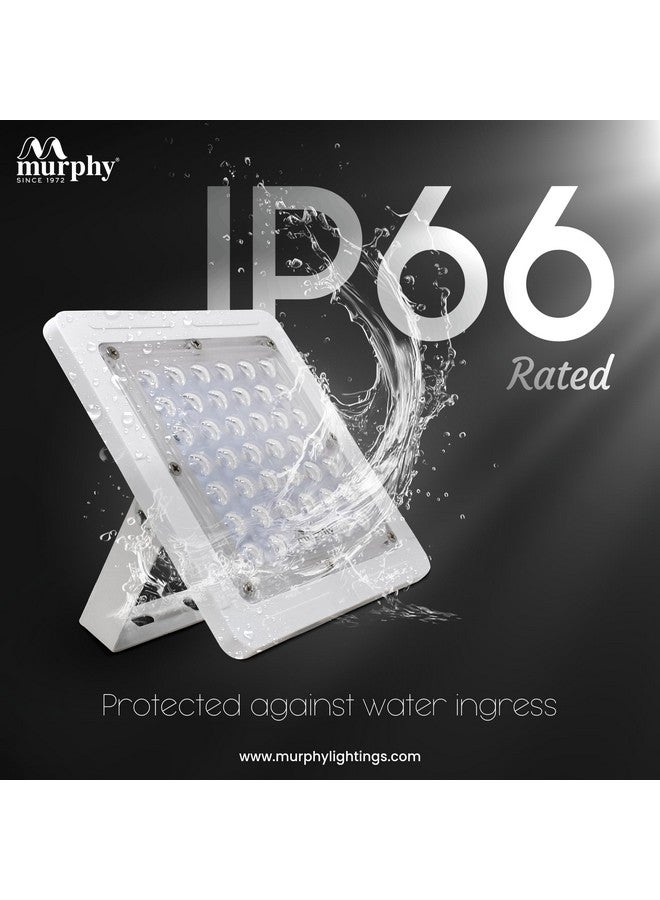 Murphy 20W Ray LED Flood Light | Cool White Outdoor Waterproof Light for Home & Garden (Pack of 4) - Image 4