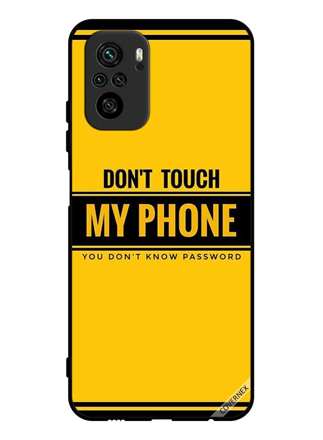 Covernex Protective Case Cover For Poco M5s 4G Don't Touch My Phone You Don't Know Password - Image 1