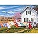 Bits and Pieces 300 Piece Puzzles for Adults 300 Large Pieces 18 x 24 Jigsaw Puzzles Rustic Farmhouse Americana Random Die Cut No 2 Pieces Alike On The Wind - Image 2