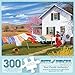Bits and Pieces 300 Piece Puzzles for Adults 300 Large Pieces 18 x 24 Jigsaw Puzzles Rustic Farmhouse Americana Random Die Cut No 2 Pieces Alike On The Wind - Image 4