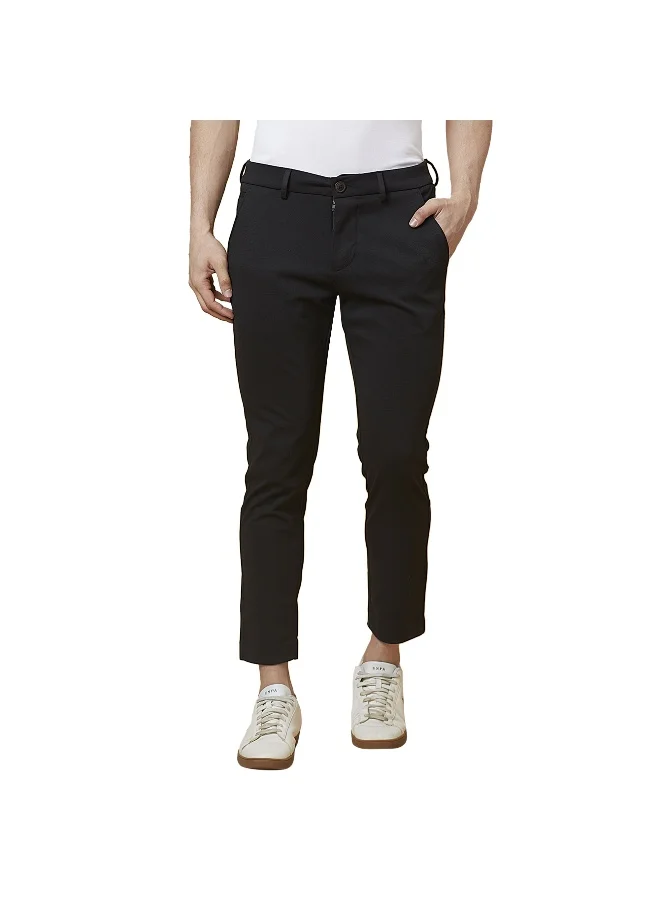 بيينغ هيومان Mens Black Cropped Fit Chinos