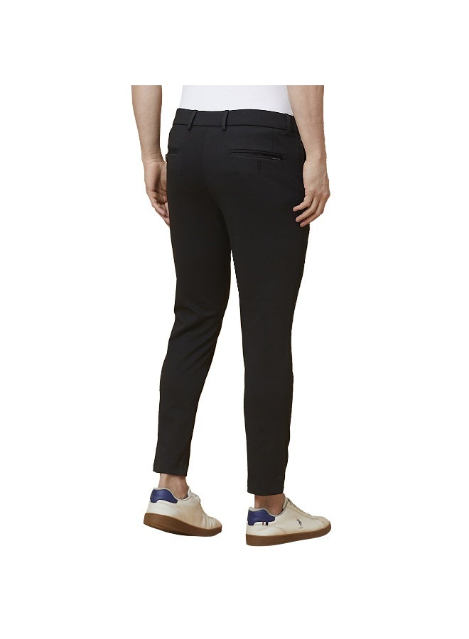 Being Human Mens Black Cropped Fit Chinos - Image 3