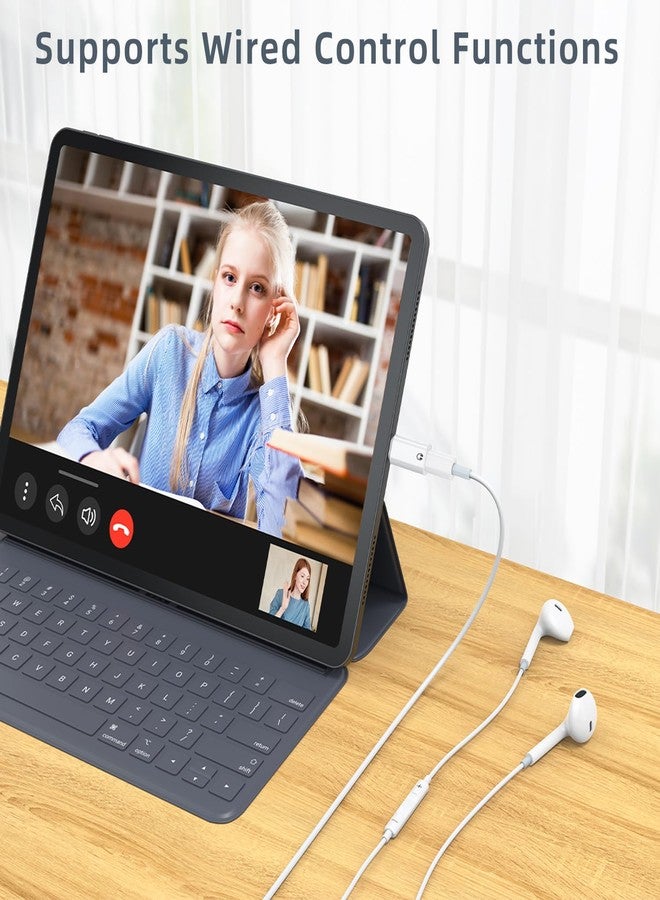 Jadebones 2 Pack USB C to Light-ning Earphone Audio Adapter Converter for iPhone 16/15, iPad Pro/Air, MacBook and More (Only for Headphone, No Charge) - Image 3