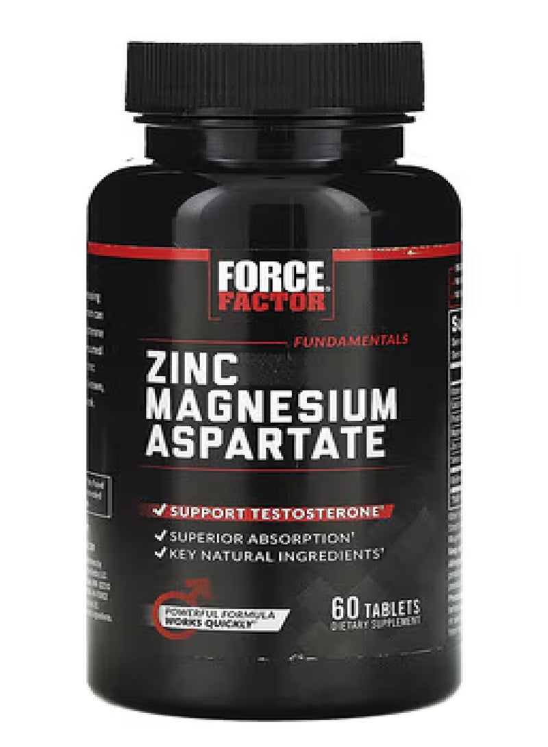 Fundamentals, Zinc Magnesium Aspartate, 60 Tablets