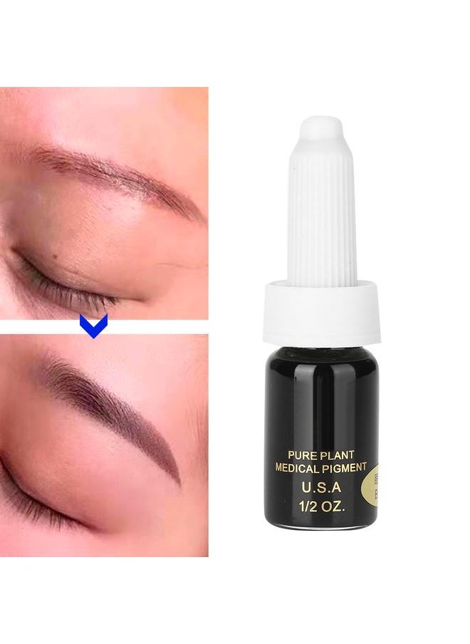 Thoraya - Semi permanent Tattoo Ink Natural Plant Lip Eyebrow Eye Tattoo Pigment Longlasting Ink Black - Image 1