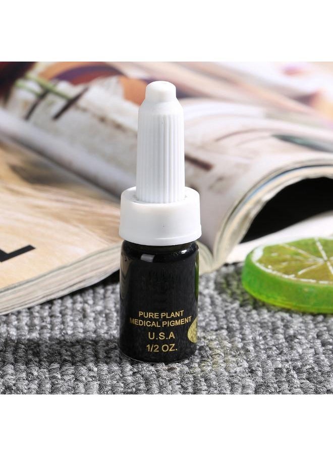 Thoraya - Semi permanent Tattoo Ink Natural Plant Lip Eyebrow Eye Tattoo Pigment Longlasting Ink Black - Image 1