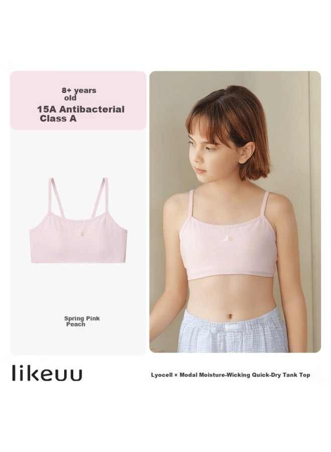 Like Uu Sweat-wicking Modal Girls' Underwear Development Stage 1 Elementary School Children's Camisole Bra - Image 5