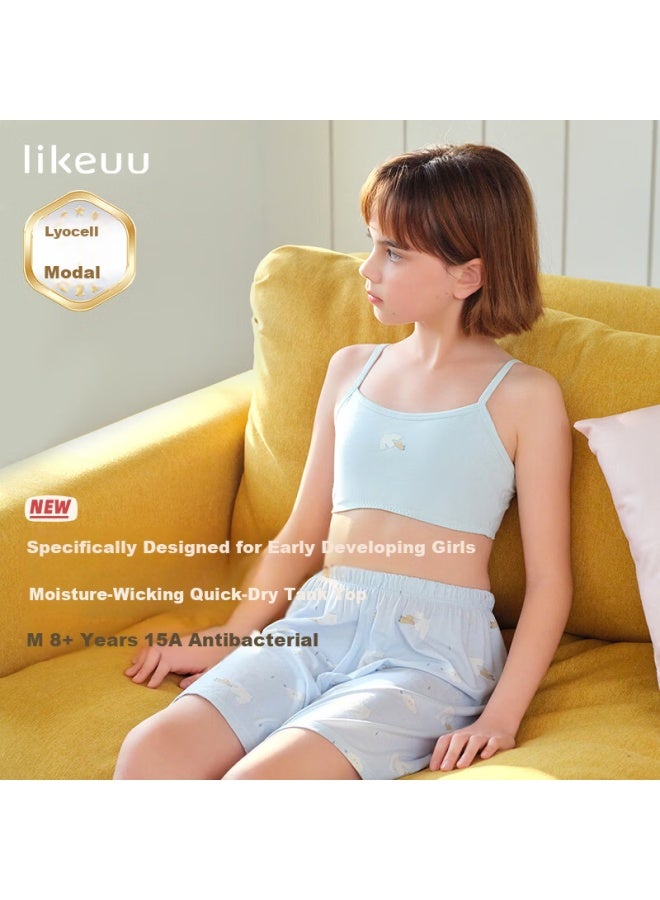 Like Uu Sweat-wicking Modal Girls' Underwear Development Stage 1 Elementary School Children's Camisole Bra - Image 1
