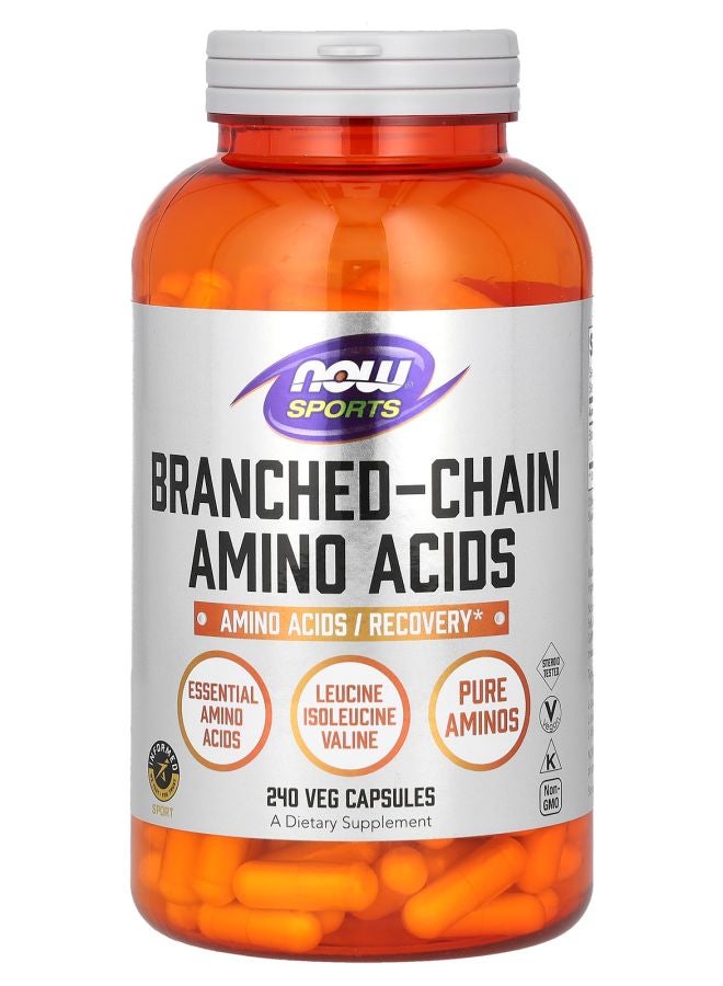 now Sports Branched-Chain Amino Acids 240 Veg Capsules