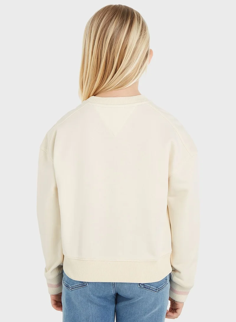 TOMMY HILFIGER Kids Logo Sweatshirt