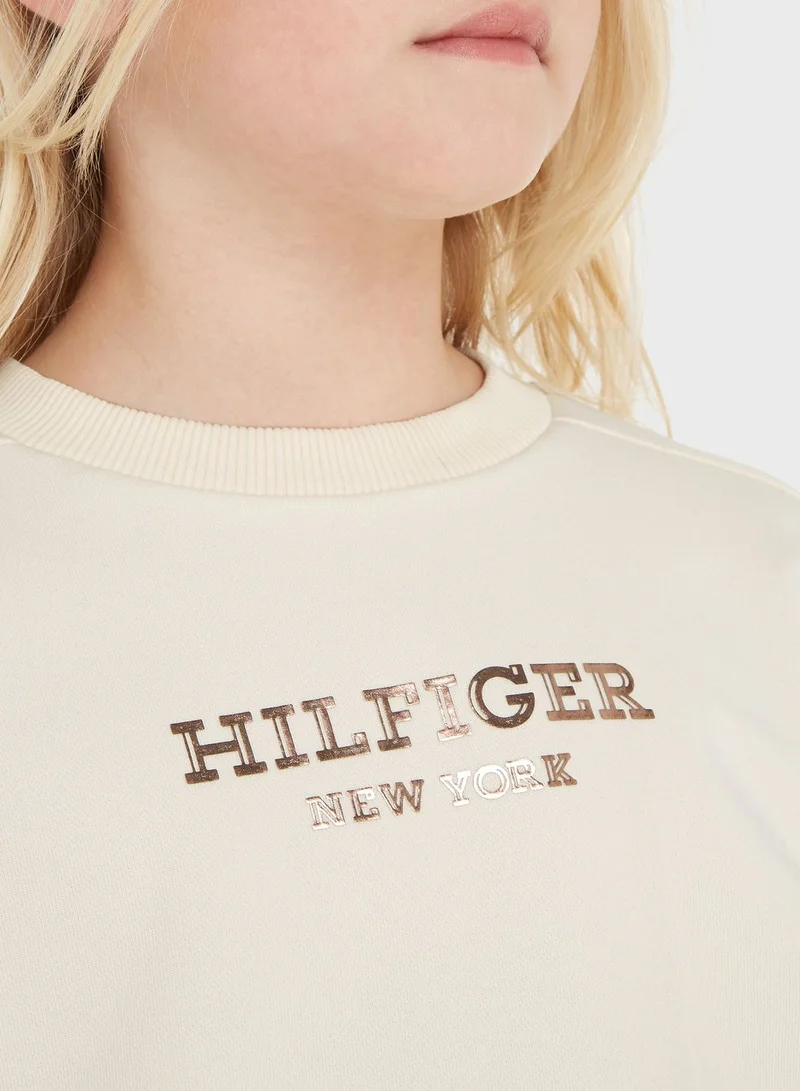 TOMMY HILFIGER Kids Logo Sweatshirt