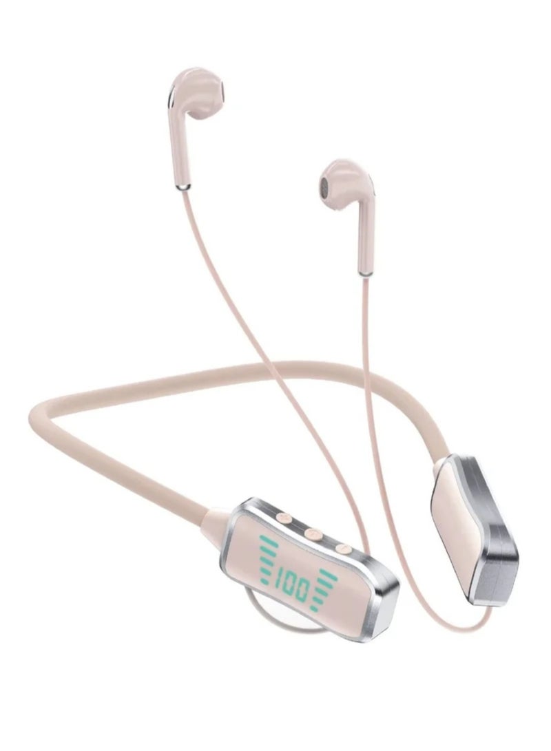 Kin KL50 Bluetooth Neckband Earphones – 48H Playtime, 380 Days Standby, LED Display, TF Card Slot, Multifunction Button Control, Wireless Stereo Headset - Image 2