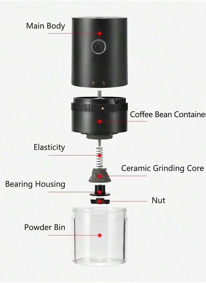 Electric Coffee Grinder 13 W Grinder2202194 Black