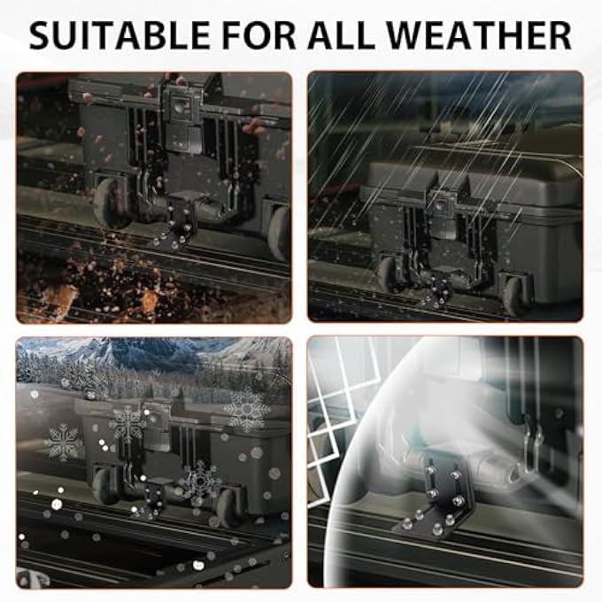 rayihni JERBOR Heavy Duty Roof Rack Mount Fit for Pelican Safes V700, V730, and V800 Roof Rack Installation - Image 3