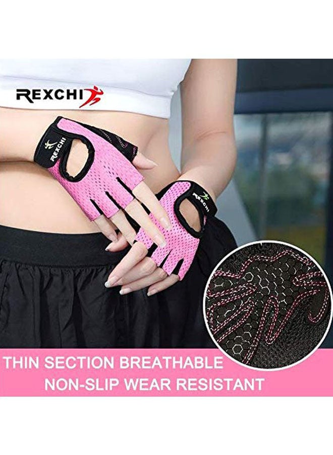 REXCHI Pair Of Half Finger Weight Lifting Gloves 7.5cm - Image 2