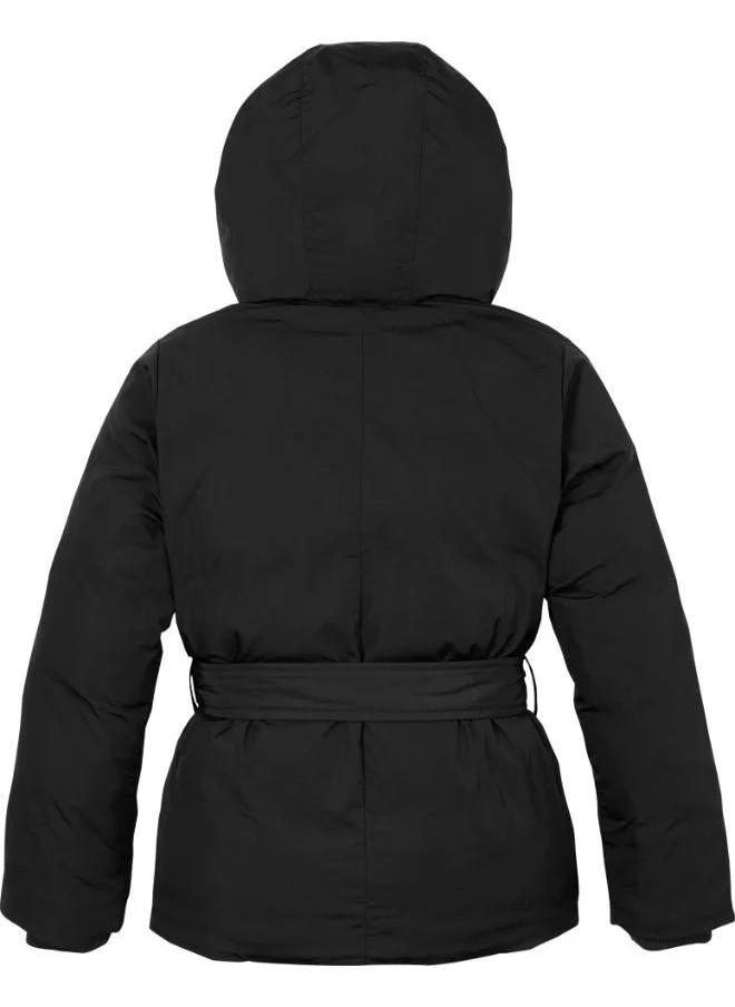 Calvin Klein Jeans Youth Logo Belted Puffer Jacket