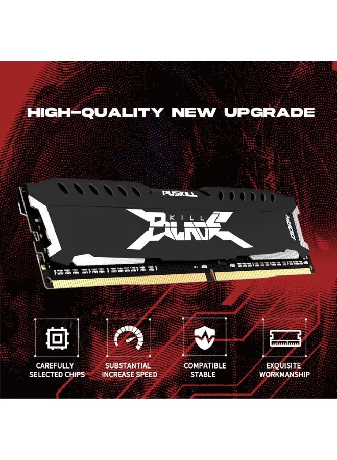PUSKILL Memoria RAM DDR4 8GB 1.2V 3200MHz Desktop Computer UDIMM Cooling Vest Memory Memoria - Image 2