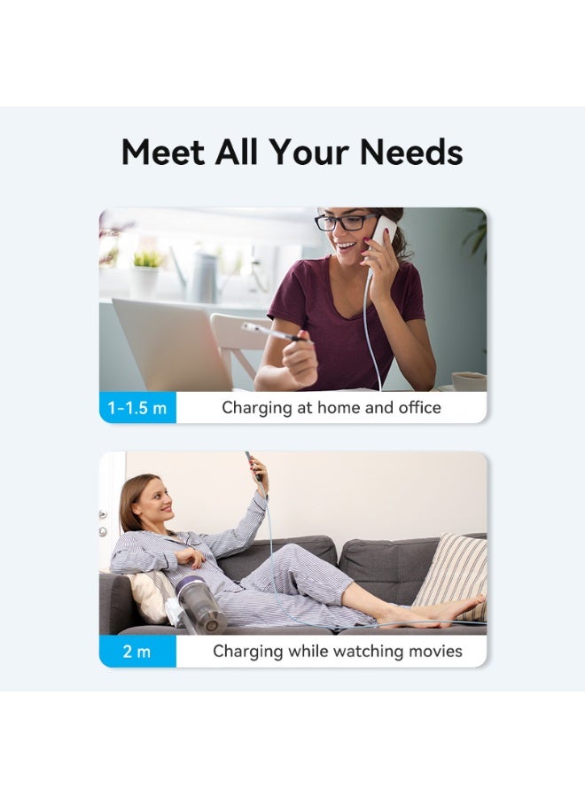 VENTION USB 2.0 C Male to C Male  5A Cable Pink Silicone Type Model # TAWPF - Image 4