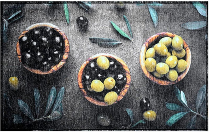 Mac Carpet HD Kitchen Rug Size 80x120cm - Olive