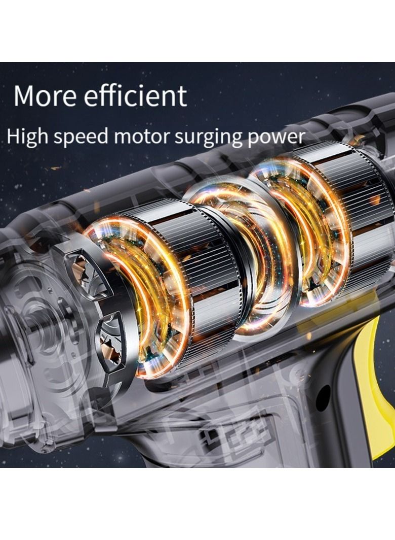 Automobile On-board Automatic Inflation Pump Hand-held Intelligent Digital Display Household Automobile Electric Portable Tire Air Pump - Image 5