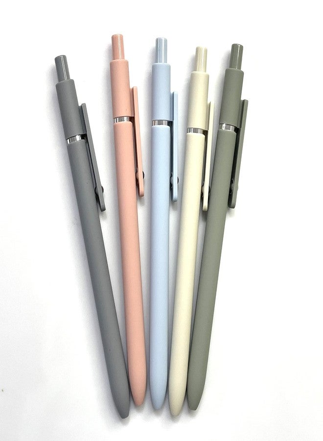 sencoo 5 pack Erasable Blue Gel Pens Quick Dry Ink Pens Fine Point Retractable Roller Ball Pens 0.5 mm Smooth Writing Pens Cute Pens for School Office Home Diary Gift Pens (Erasable Blue) - Image 3