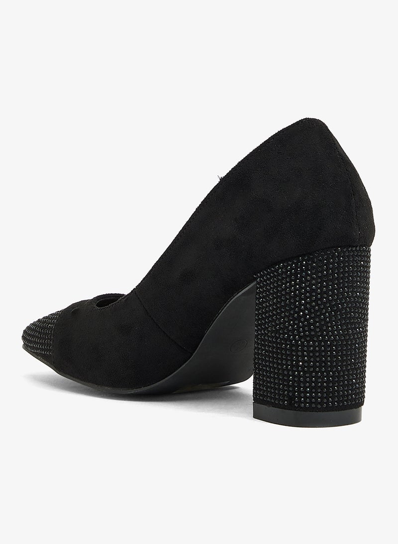 سبوت أون حذاء بكعب عالٍ مربع - Image 3