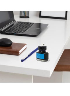 PARKER Parker Quink Bottle|Ink - Blue | 30 ML | Quick - Drying Ink | No - Smear Writing  - Image 5