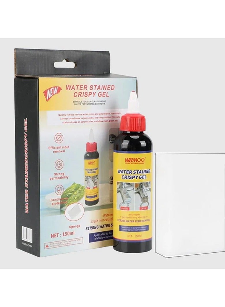 Crispy Stainless steel cleaning and polishing gel - Water Stained Crispy Gel 150ml to remove stains and grease - Image 1