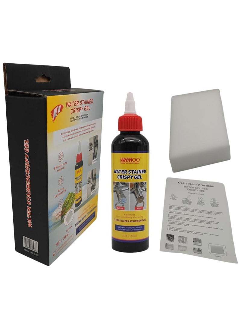 Crispy Stainless steel cleaning and polishing gel - Water Stained Crispy Gel 150ml to remove stains and grease - Image 4