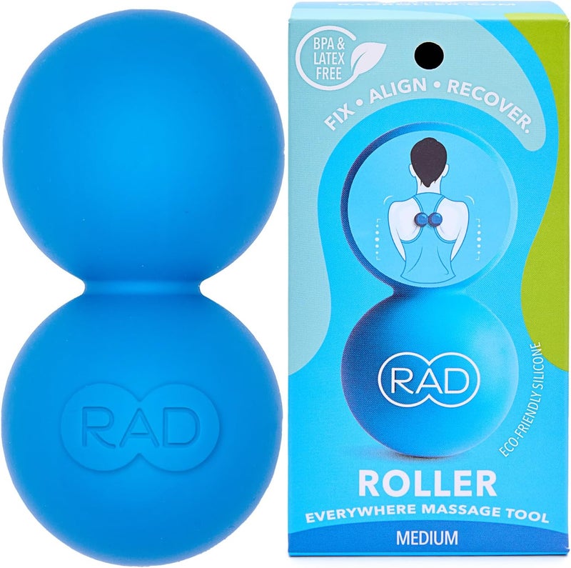 RAD Roller I Myofascial Release Tools I Medium Density I Self Massage Mobility and Recovery (Blue) - Image 1