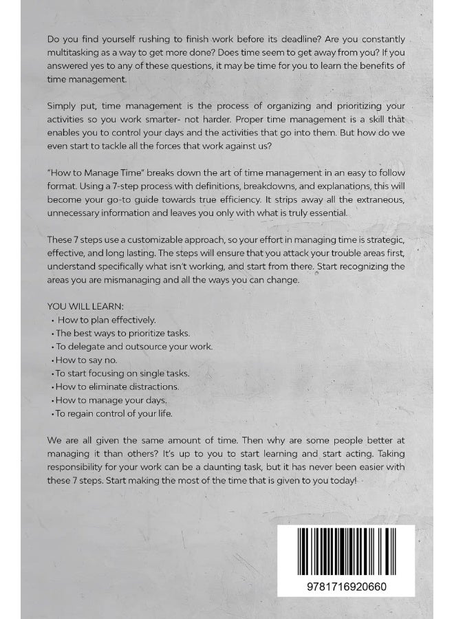 How to Manage Time: 7 Easy Steps to Master Time Management, Project Planning, Prioritization, Delegation & Outsourcing - Image 2