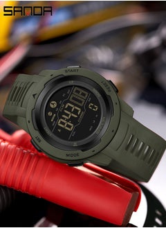 Sanda SANDA Top Brand Men Smart Watches Sports Pedometer Calories 50M Waterproof Swim LED Digital Watch Military Wristwatch 2145  - Image 2