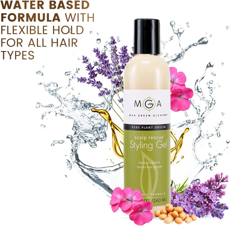 Max Green Alchemy Organic Scalp Rescue Styling Gel - 260ml - Image 5