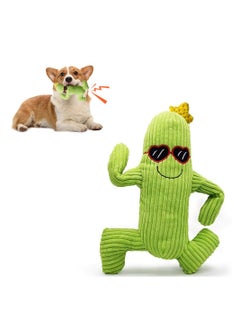 Y&D Stuffed Dog Toys for Small Medium Large Dogs, Squeaky Chew Toy with Crinkle Paper, Outdoor Puppy Interactive Tough Plush Rope  - Image 1