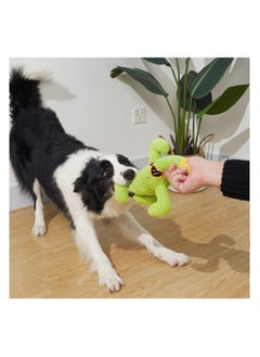 Y&D Stuffed Dog Toys for Small Medium Large Dogs, Squeaky Chew Toy with Crinkle Paper, Outdoor Puppy Interactive Tough Plush Rope  - Image 3