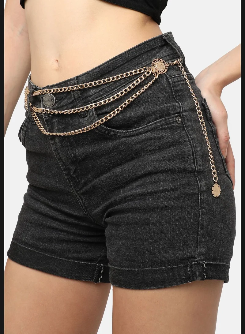 SOHI Gold Plated Designer Party Waist Chain For Women