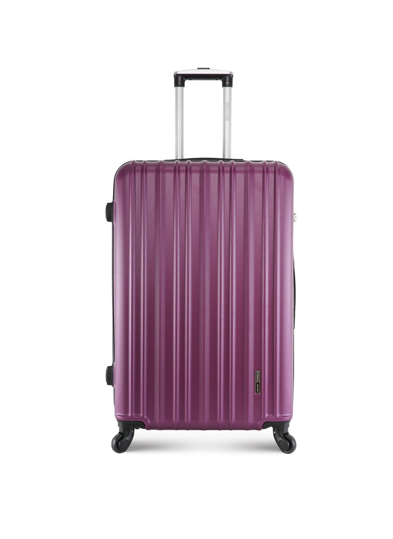PARAJOHN PARAJOHN ABS Hardside Spinner Check In Large Luggage Trolley 28 Inch PURPLE  - Image 1