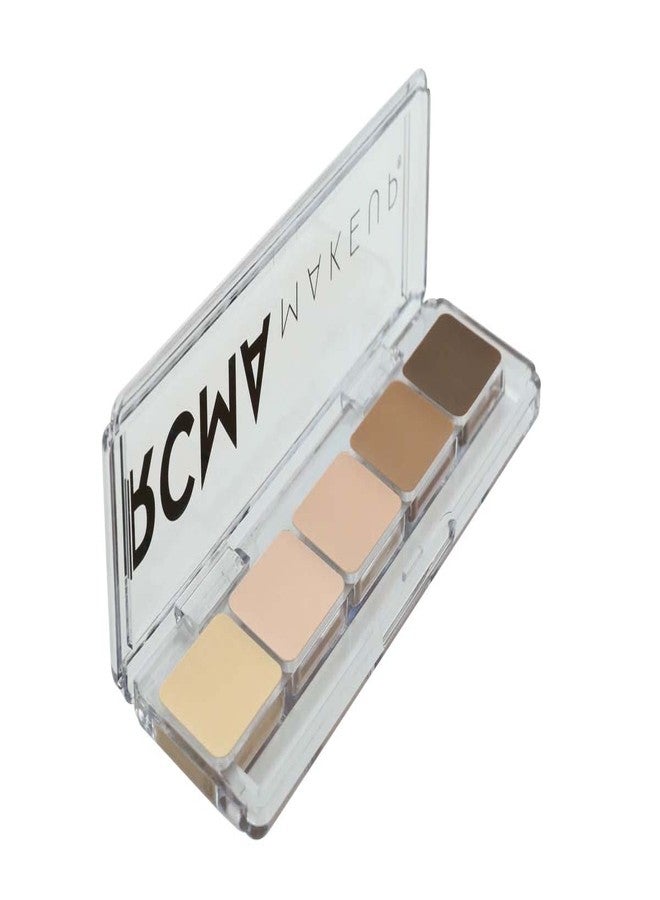RCMA 5 Part Highlight/Contouring Palette, Perfect for Professional Makeup Artists, Foundation Highlight or Contour, Long-Lasting Everyday Makeup - Image 2