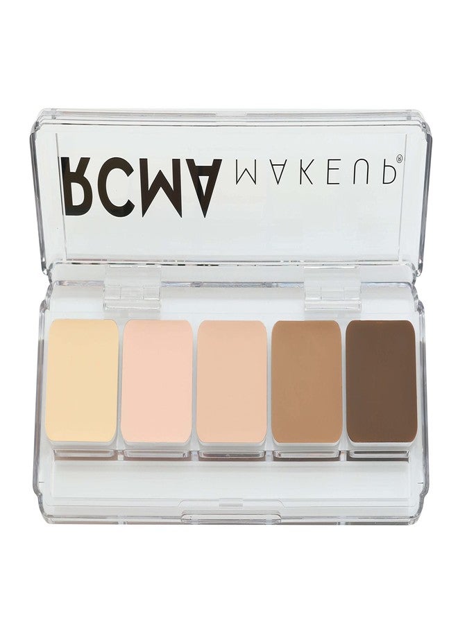 RCMA 5 Part Highlight/Contouring Palette, Perfect for Professional Makeup Artists, Foundation Highlight or Contour, Long-Lasting Everyday Makeup - Image 1
