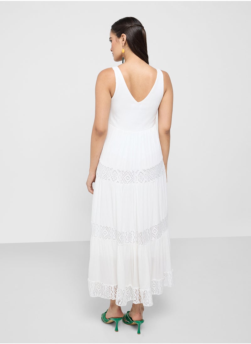 ELLA Dress With Lace Trims  - Image 2