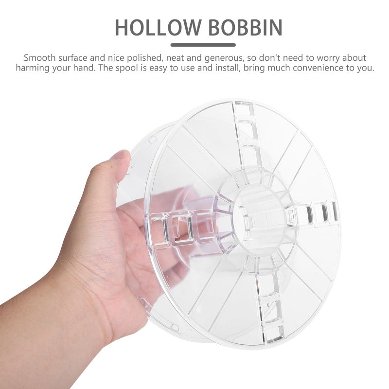 1Kg Plastic Hollow Bobbin Spool for 3D Printer Filament Reusable Storage Reel - Image 5