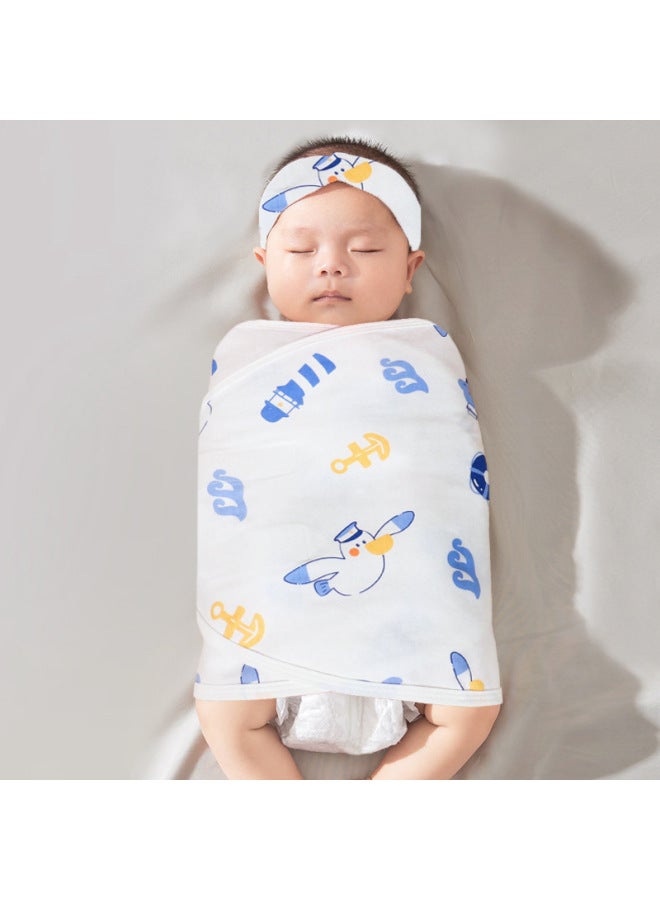 Baby Anti-shock Sleeping Bag Swaddling Towel Strap Sleeping Artifact Baby Newborn Bag Towel Anti-shock Spring And Summer
