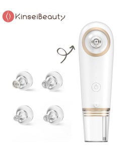 KinseiBeauty 4-In-1 Facial Pore Blackhead Remover, Vacuum Micro Bubble Blue Light Pore Cleansing Tool  - Image 1