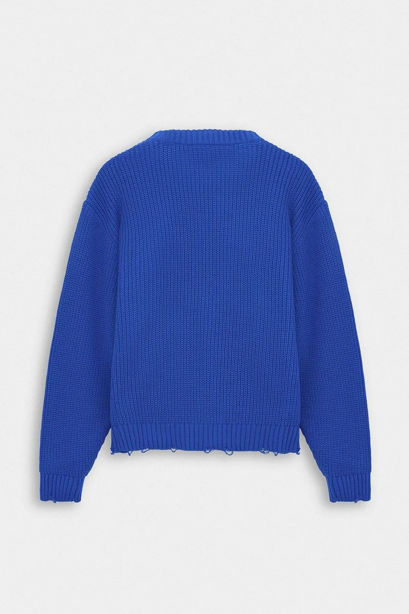 Giesto Cobalt Blue GIESTO Men's Cotton Sweater for Men | Best Price UAE