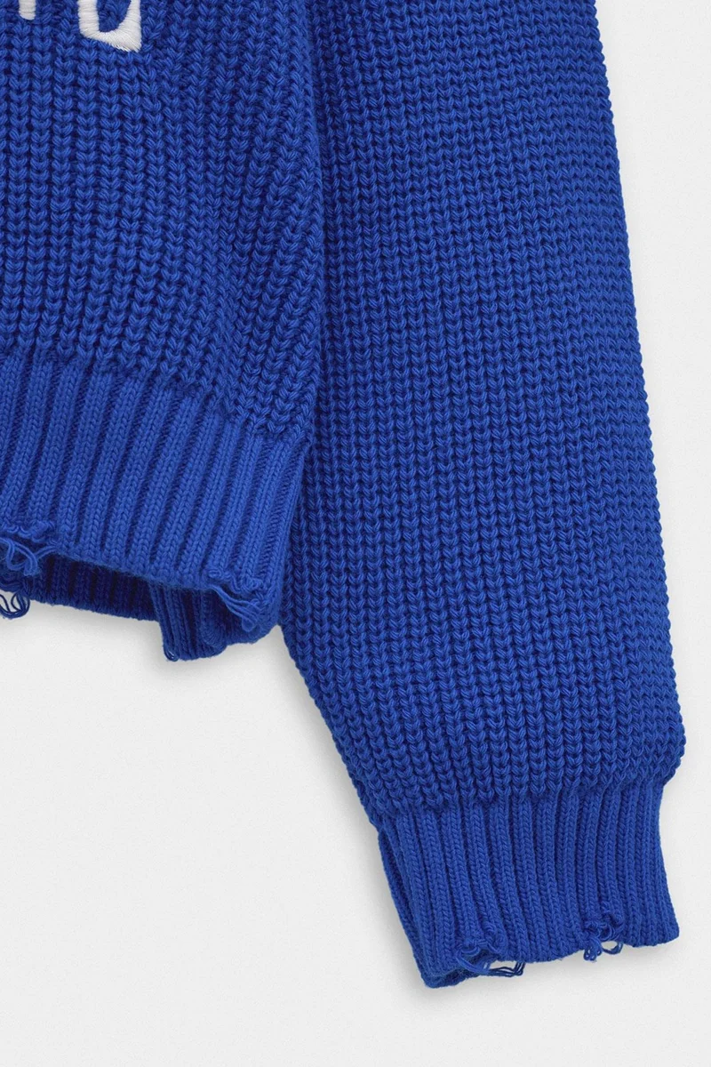 Giesto Cobalt Blue GIESTO Men's Cotton Sweater for Men | Best Price UAE