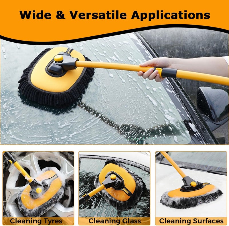 WillingHeart 15° Arch Car Wash Brush with Telescopic Handle - Image 4