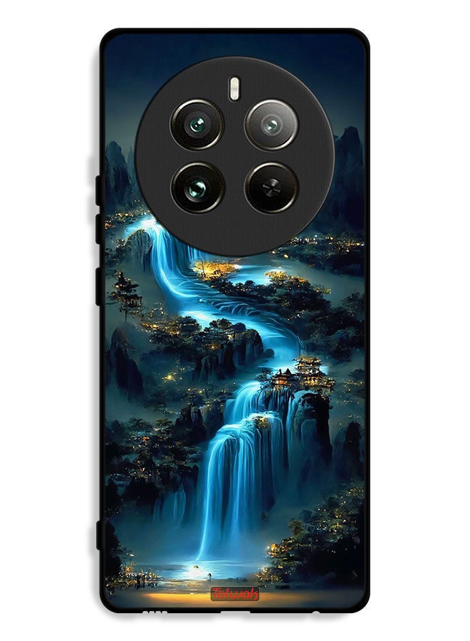Tolwak Realme 12 Pro Plus 5G Protective Case Cover Waterfall Art - Image 1