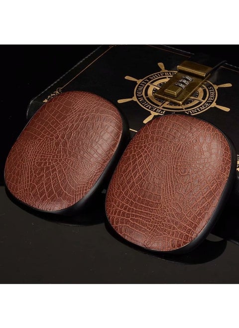 For Apple AirPods Max Bluetooth Headphone Case PU Skin Protective Case Crocodile Pattern Headphone Case-Color:Brown-Applicable Model:For Apple AirPods Max Crocodile Pattern [OPP Bag]]