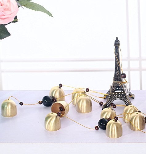 LailioLive Gifts Eiffel Tower 4 Bells Copper Wind Chimes Church Home Yard Garden Hanging Décor - Image 4